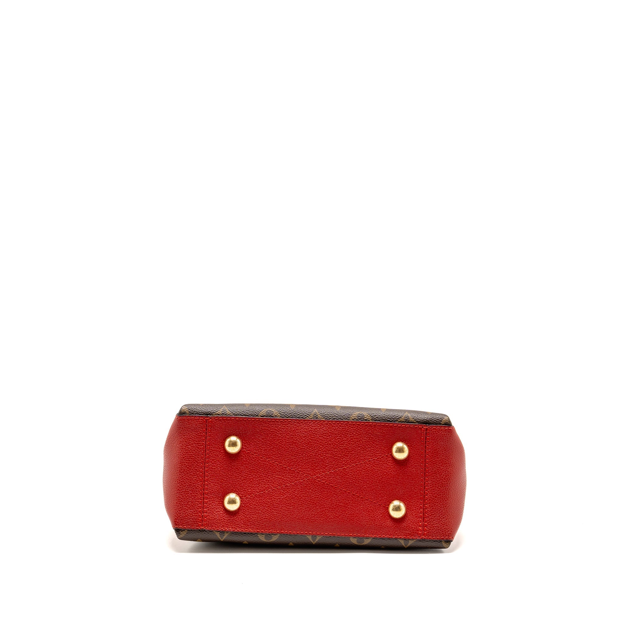 LOUIS VUITTON SURENE BB MONOGRAM CANVAS RED GHW