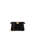 FENDI PEEKABOO I SEE YOU BAG LIZARD BLACK GHW