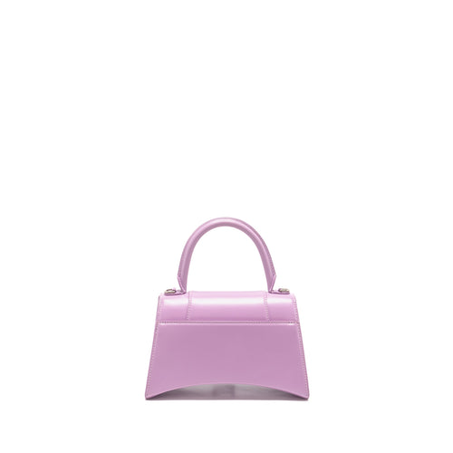 BALENCIAGA SMALL HOURGLASS BAG CALFSKIN LIGHT PURPLE SHW