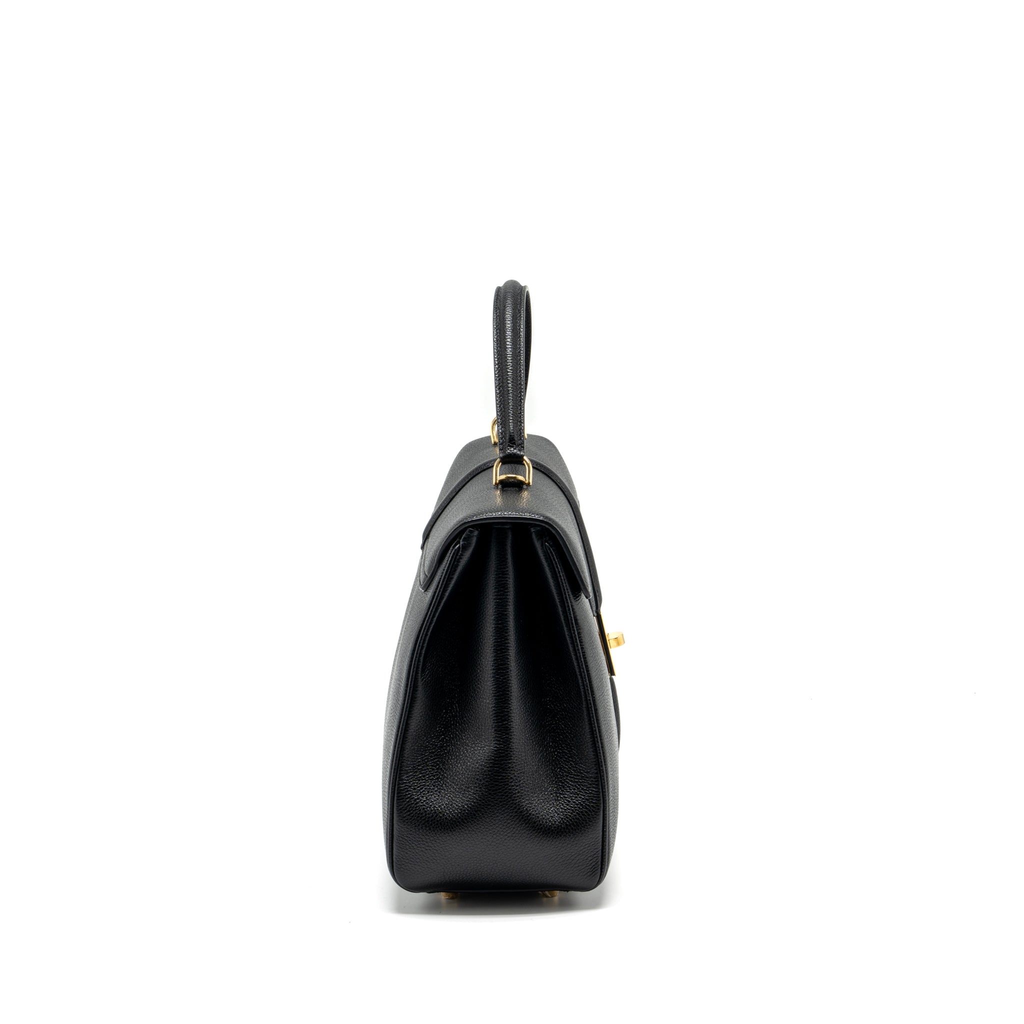 CELINE 16 BAG GRAINED CALFSKIN BLACK GHW