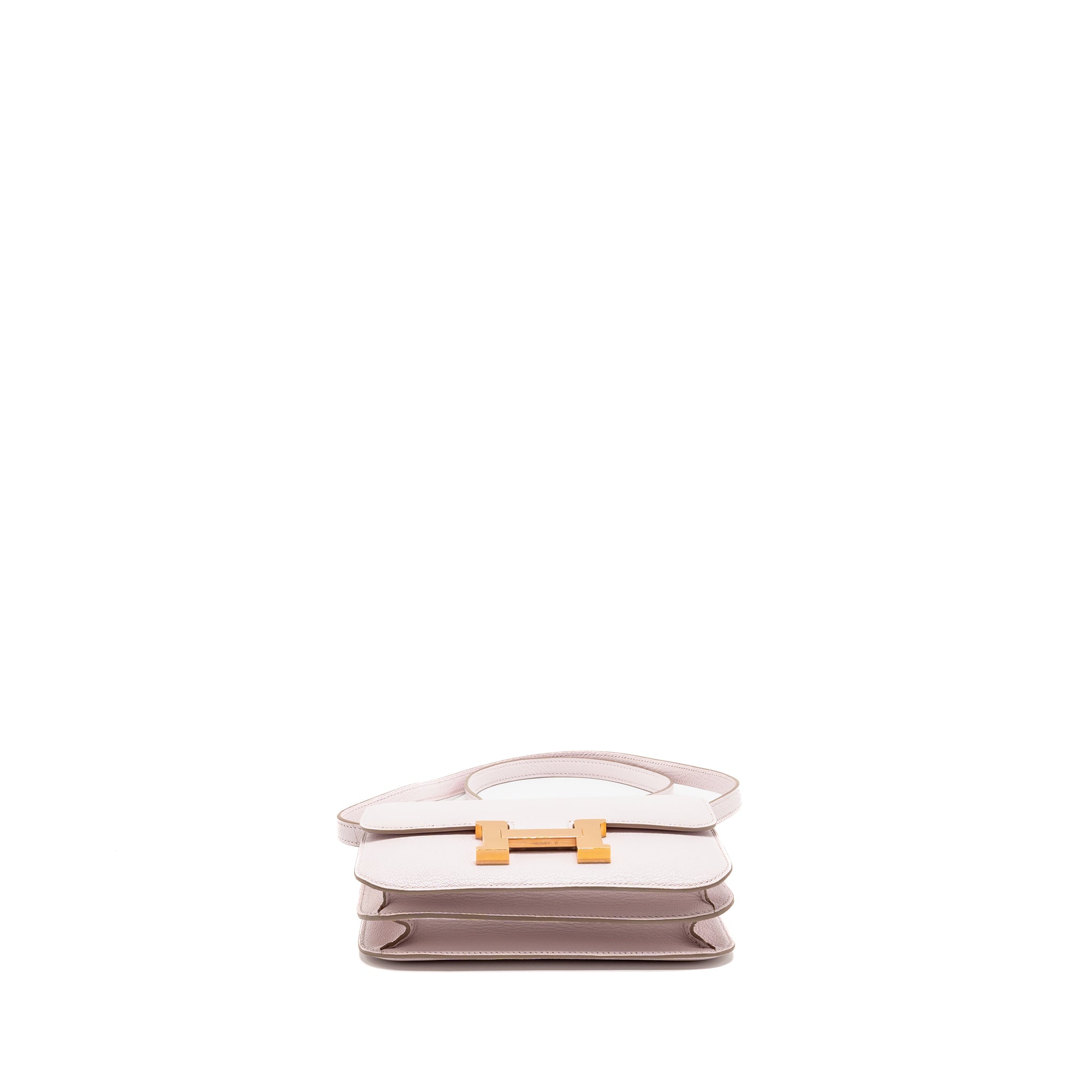 HERMES MINI CONSTANCE CHÈVRE MYSORE MAUVE PALE RGHW