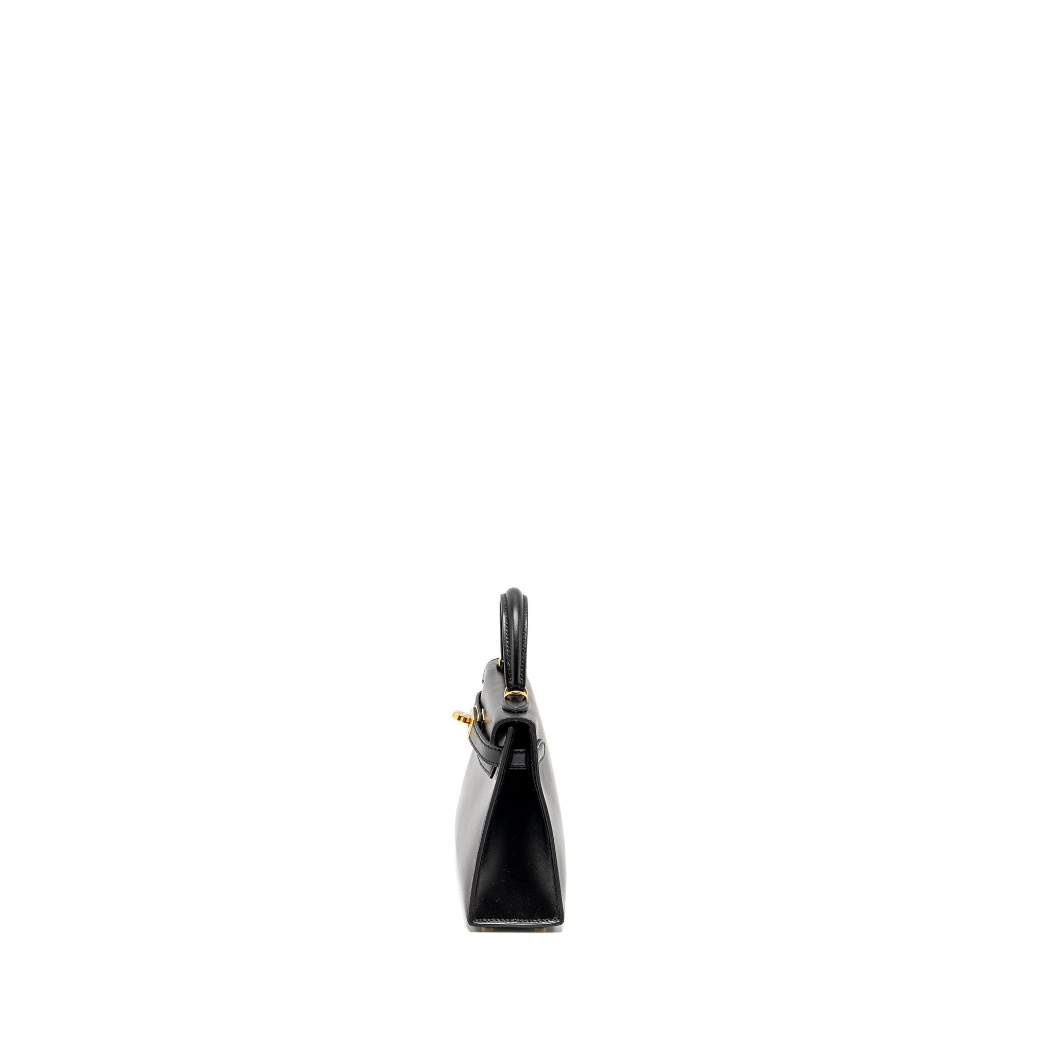 HERMES MINI KELLY TADELAKT BLACK GHW