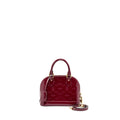 LOUIS VUITTON ALMA BB PATENT LEATHER INDIAN ROSE GHW