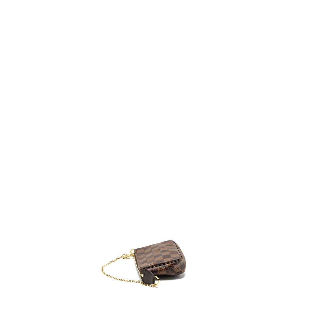 LOUIS VUITTON MINI POCHETTE DAMIER EBENE GHW