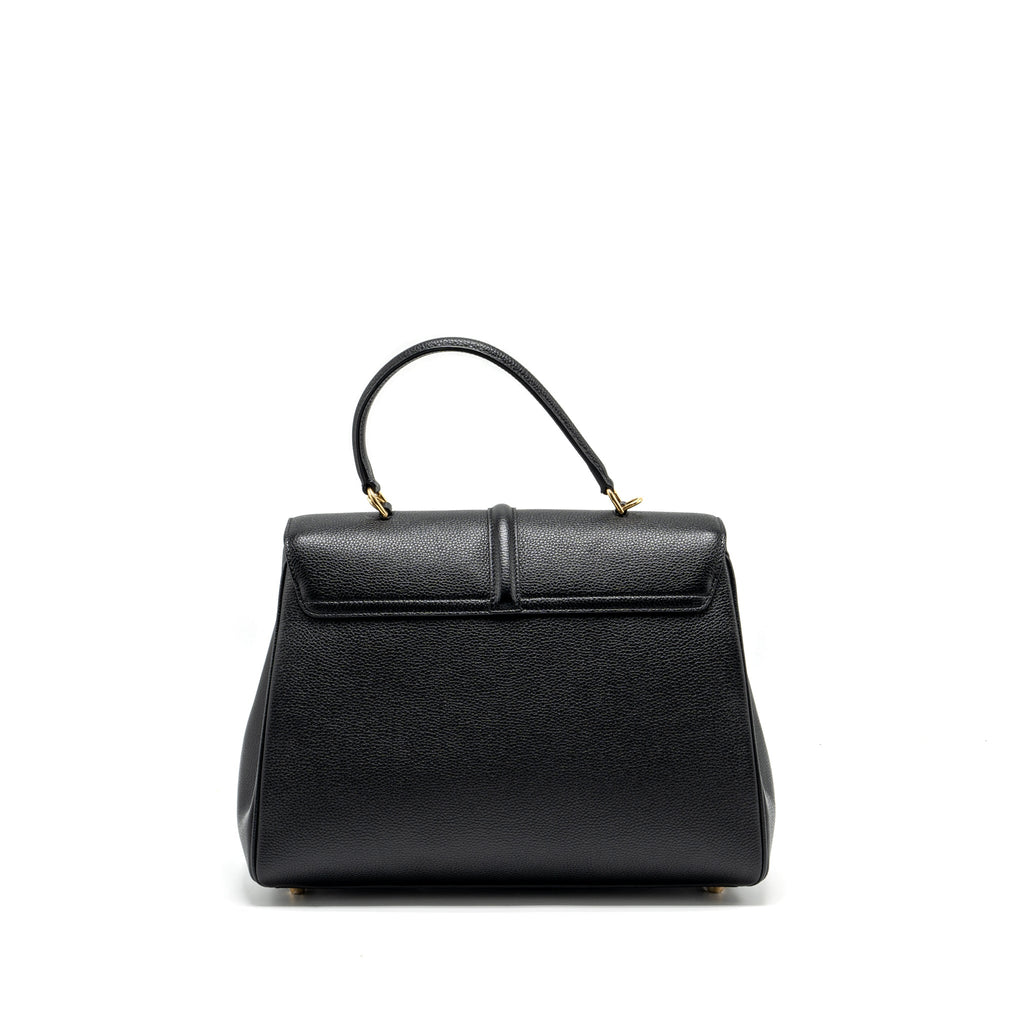 CELINE 16 BAG GRAINED CALFSKIN BLACK GHW