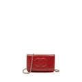 CHANEL TIMELESS WALLET ON CHAIN CAVIAR RED SHW