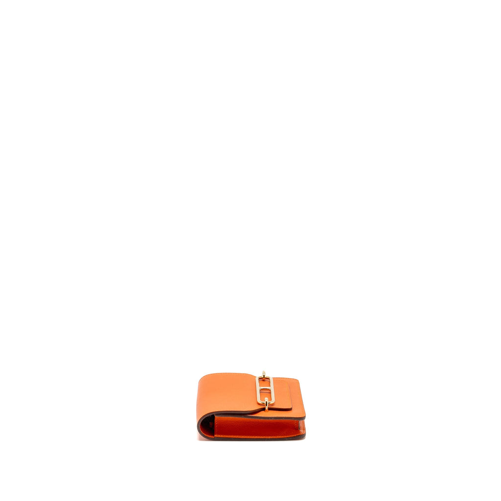 HERMES ROULIS SLIM EVERCOLOR ORANGE GHW