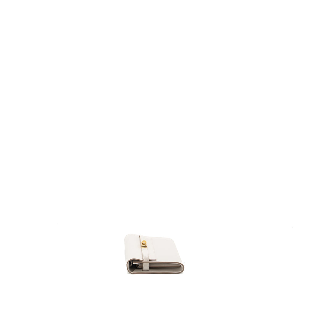 HERMES KELLY TO GO EPSOM GRIS PALE GHW