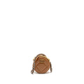 CHANEL 19 ROUND CLUTCH WITH CHAIN LAMBSKIN CARAMEL MULTICOLOUR HARDWARE (MICROCHIP)