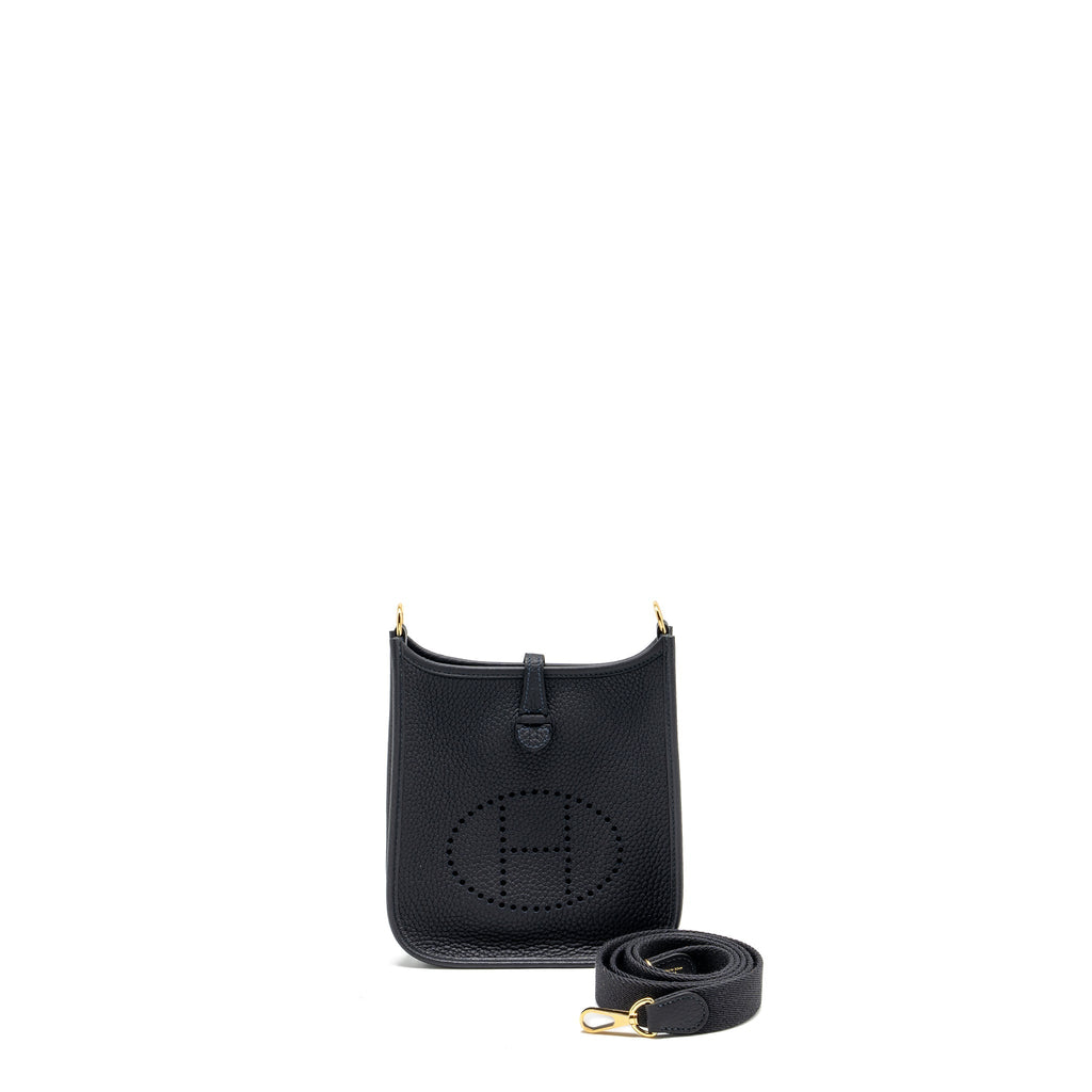HERMES MINI EVELYNE CLEMENCE CABAN GHW