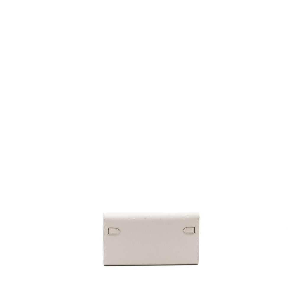 HERMES KELLY TO GO EPSOM GRIS PALE GHW