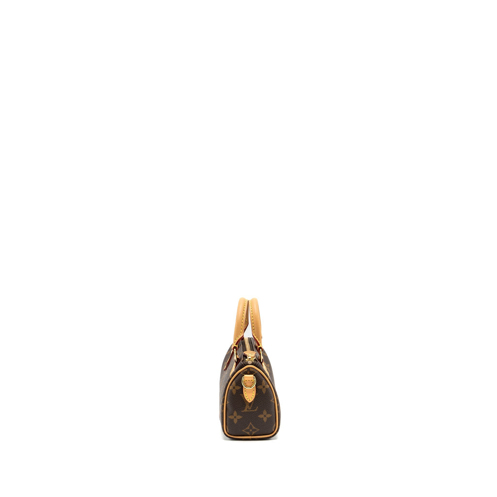 LOUIS VUITTON NANO SPEEDY MONOGRAM CANVAS GHW