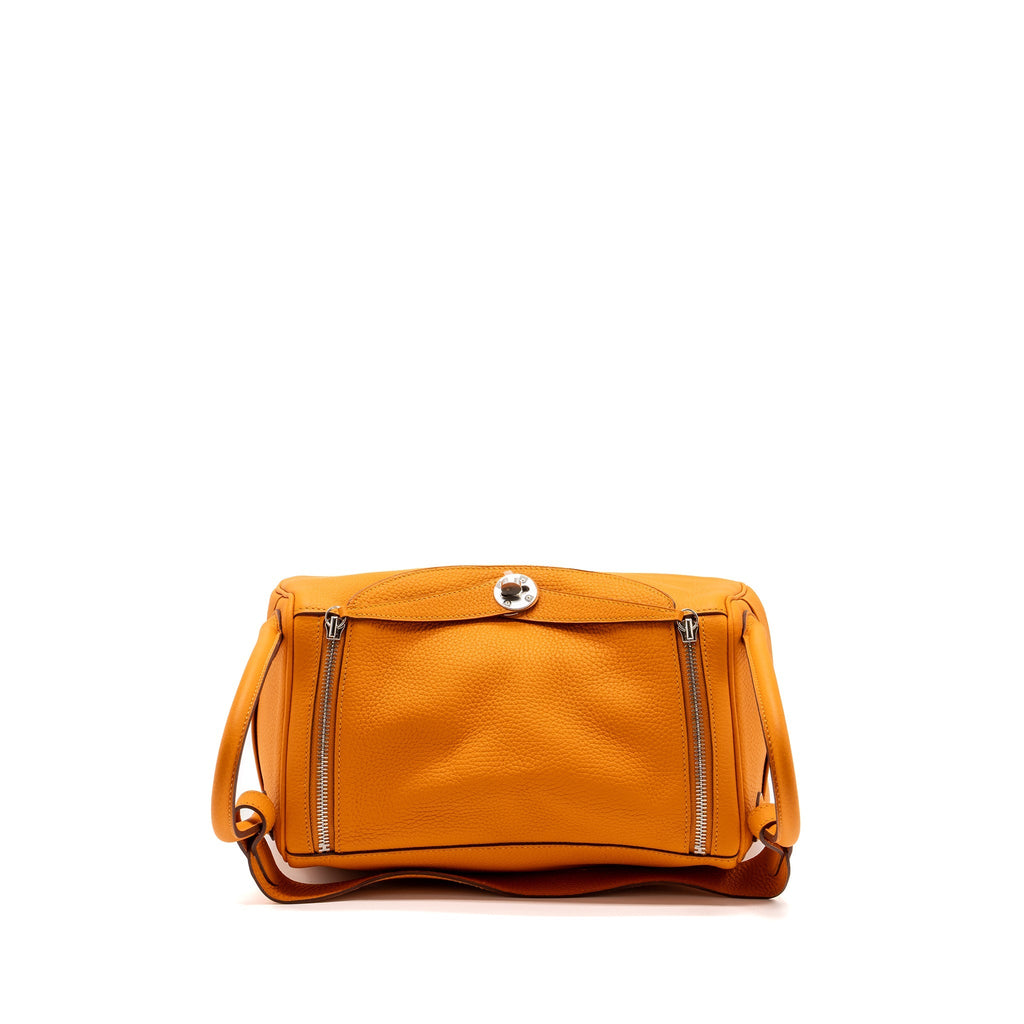 HERMES LINDY 30 CLEMENCE APRICOT SHW