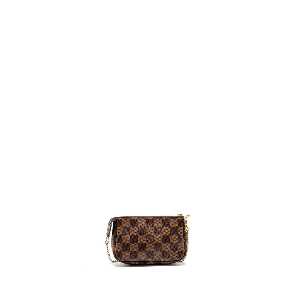 LOUIS VUITTON MINI POCHETTE DAMIER EBENE GHW