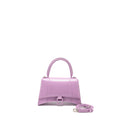 BALENCIAGA SMALL HOURGLASS BAG CALFSKIN LIGHT PURPLE SHW