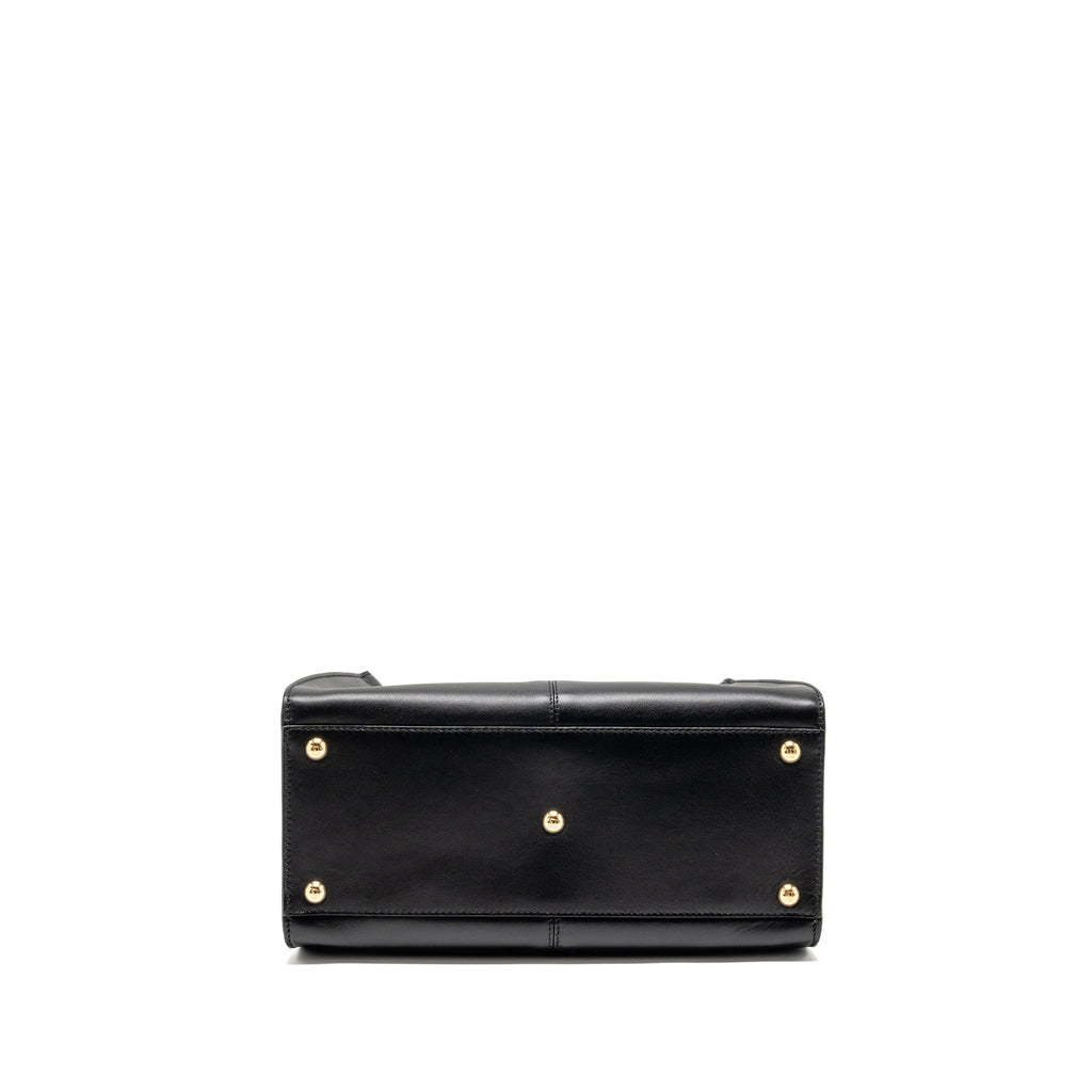 FENDI PEEKABOO X-LITE MEDIUM CALFSKIN BLACK GHW