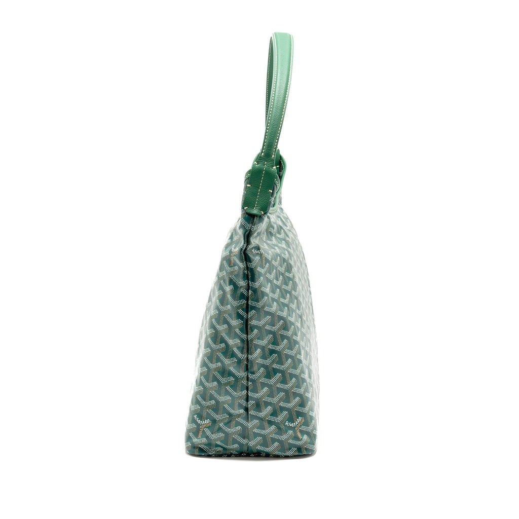 GOYARD BOHEME HOBO BAG GOYARDINE CANVAS GREEN SHW