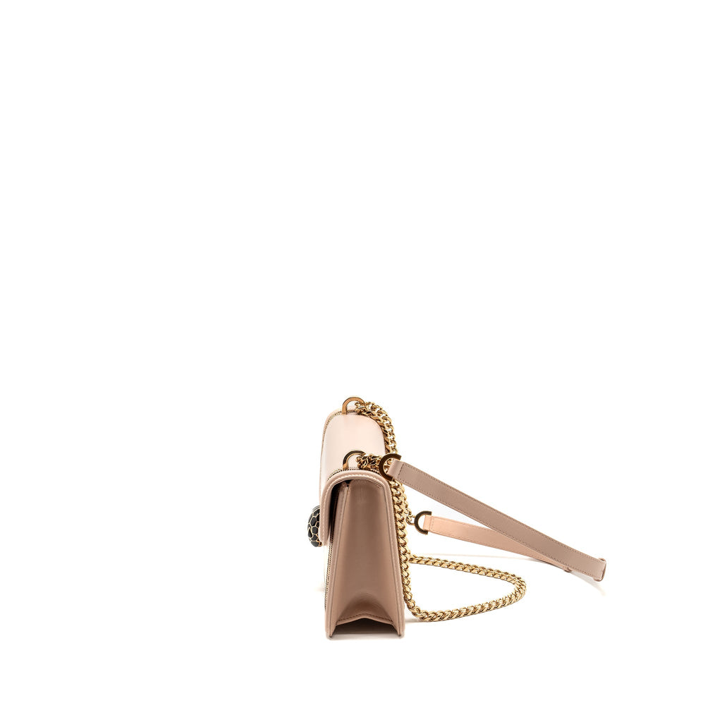 BVLGARI SERPENTI FOREVER SHOULDER BAG LIMITED EDITION PINK GHW