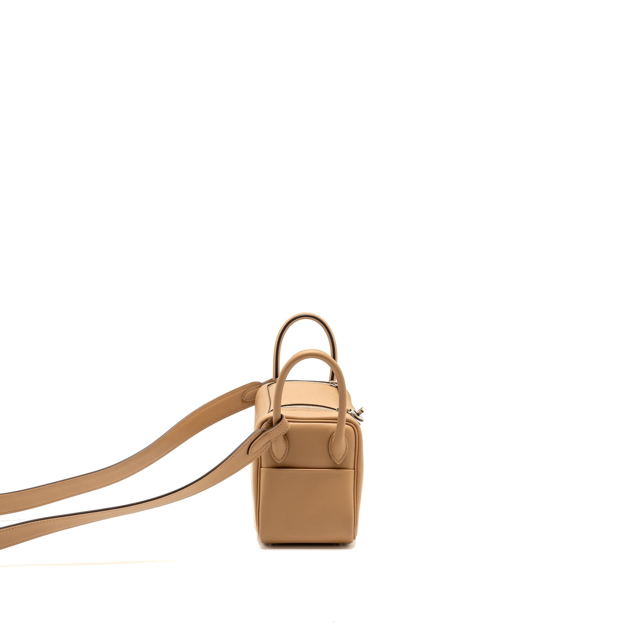 HERMES MINI LINDY SWIFT CHAI / MAUVE SYLVESTRE SHW