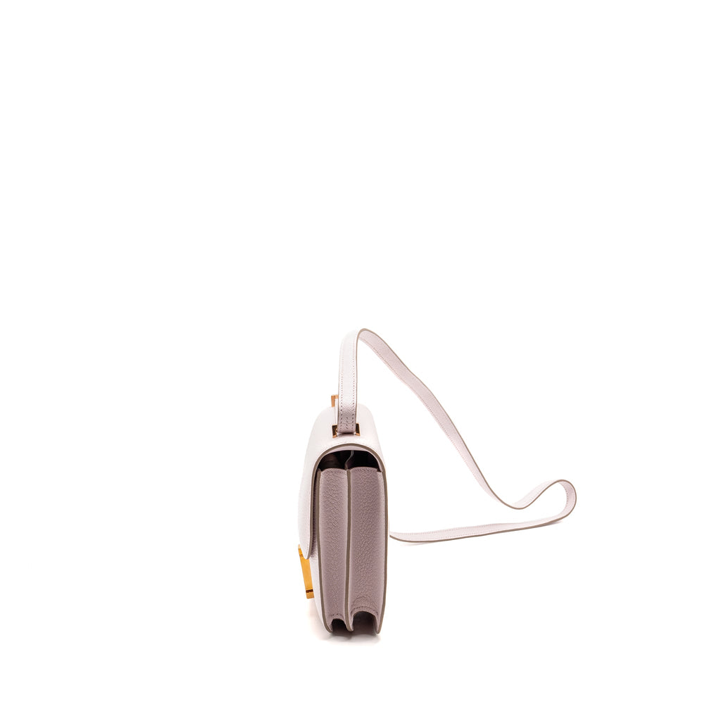 HERMES MINI CONSTANCE CHÈVRE MYSORE MAUVE PALE RGHW