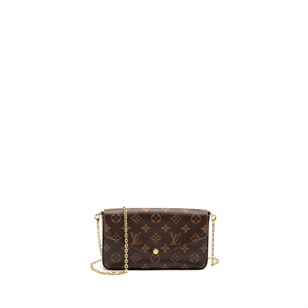 LOUIS VUITTON FELICIE POCHETTE MONOGRAM CANVAS GHW