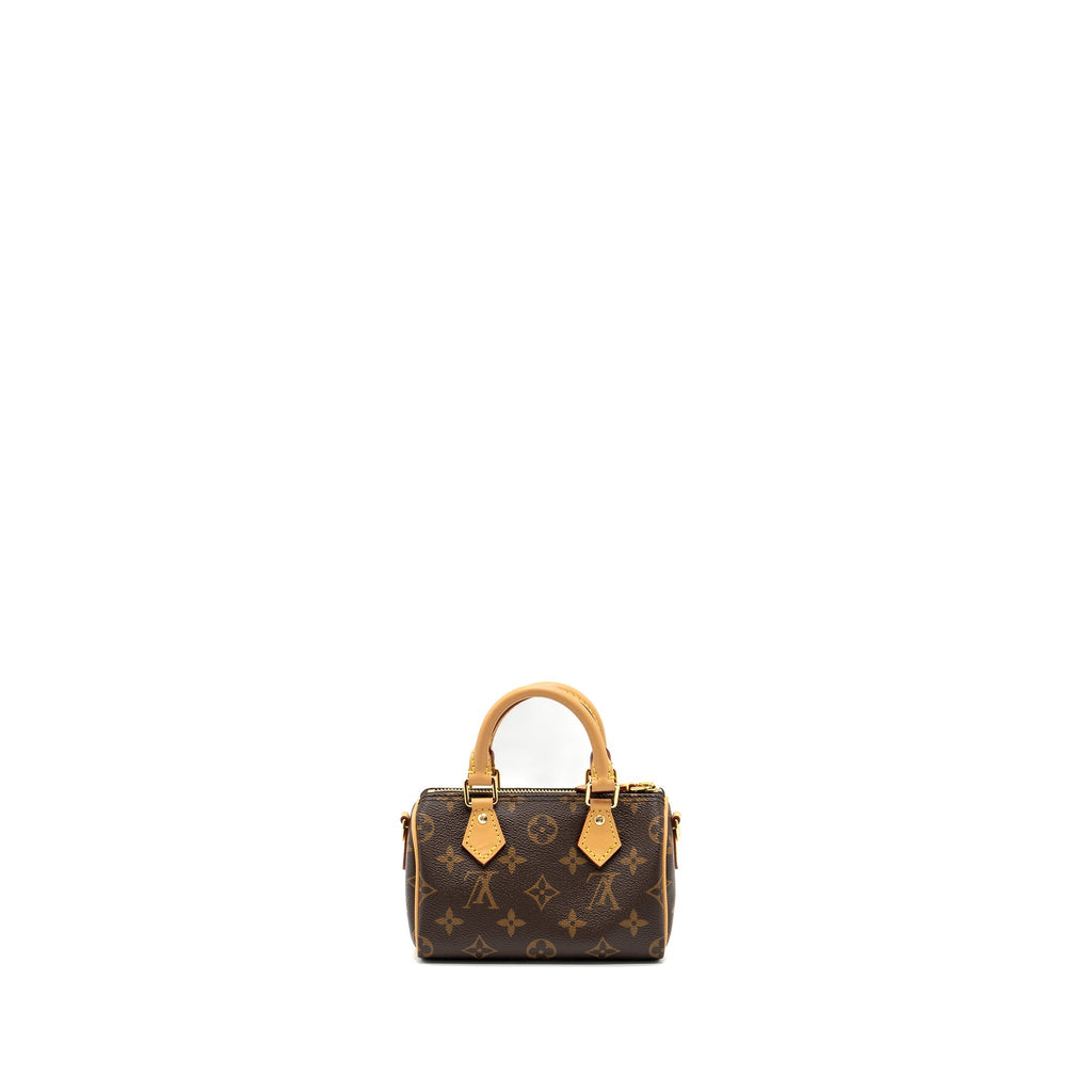 LOUIS VUITTON NANO SPEEDY MONOGRAM CANVAS GHW