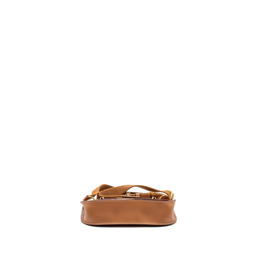 HERMES MINI JYPSIERE EVERCOLOR GOLD GHW