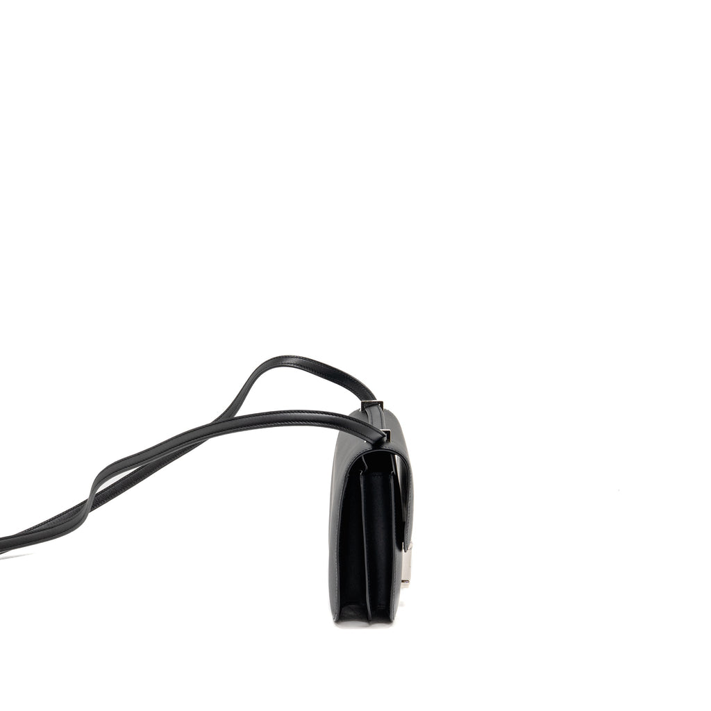 HERMES MINI CONSTANCE STUDIO DISCO LIMITED MONSIEUR LEATHER BLACK SHW