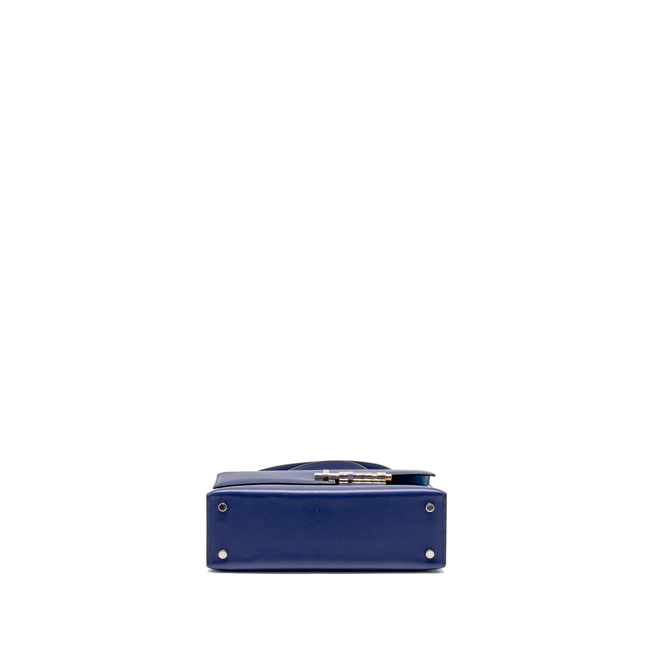 HERMES VERROU 23 ALLEGRETTO LEATHER BLEU ENCRE / MULTICOLOUR SHW