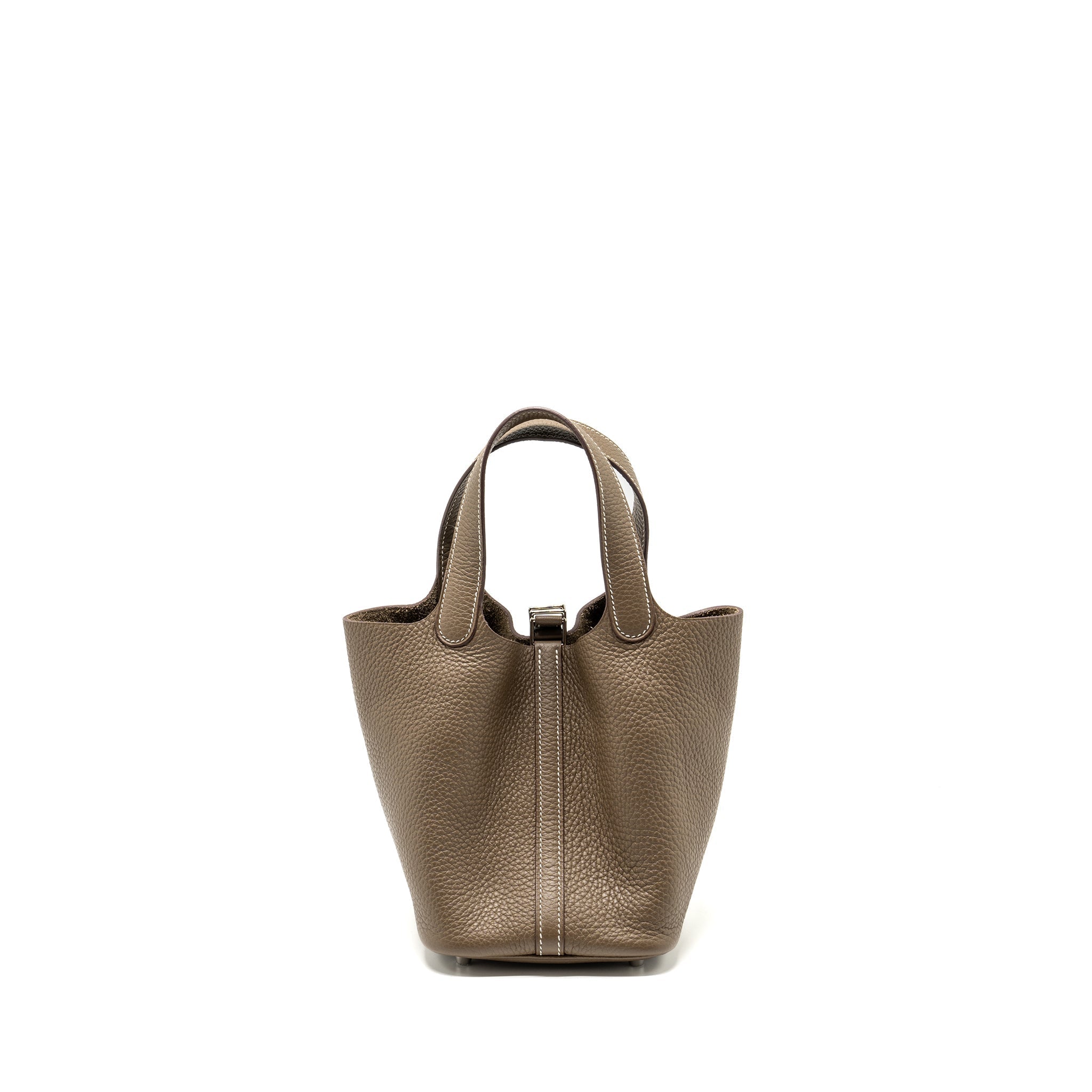 HERMES PICOTIN 18 CLEMENCE LOCK BAG ETOUPE SHW