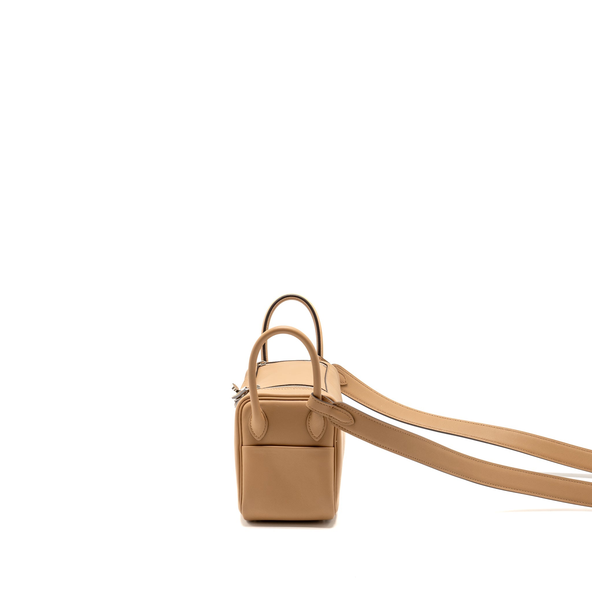 HERMES MINI LINDY SWIFT CHAI/MAUVE SYLVESTRE SHW