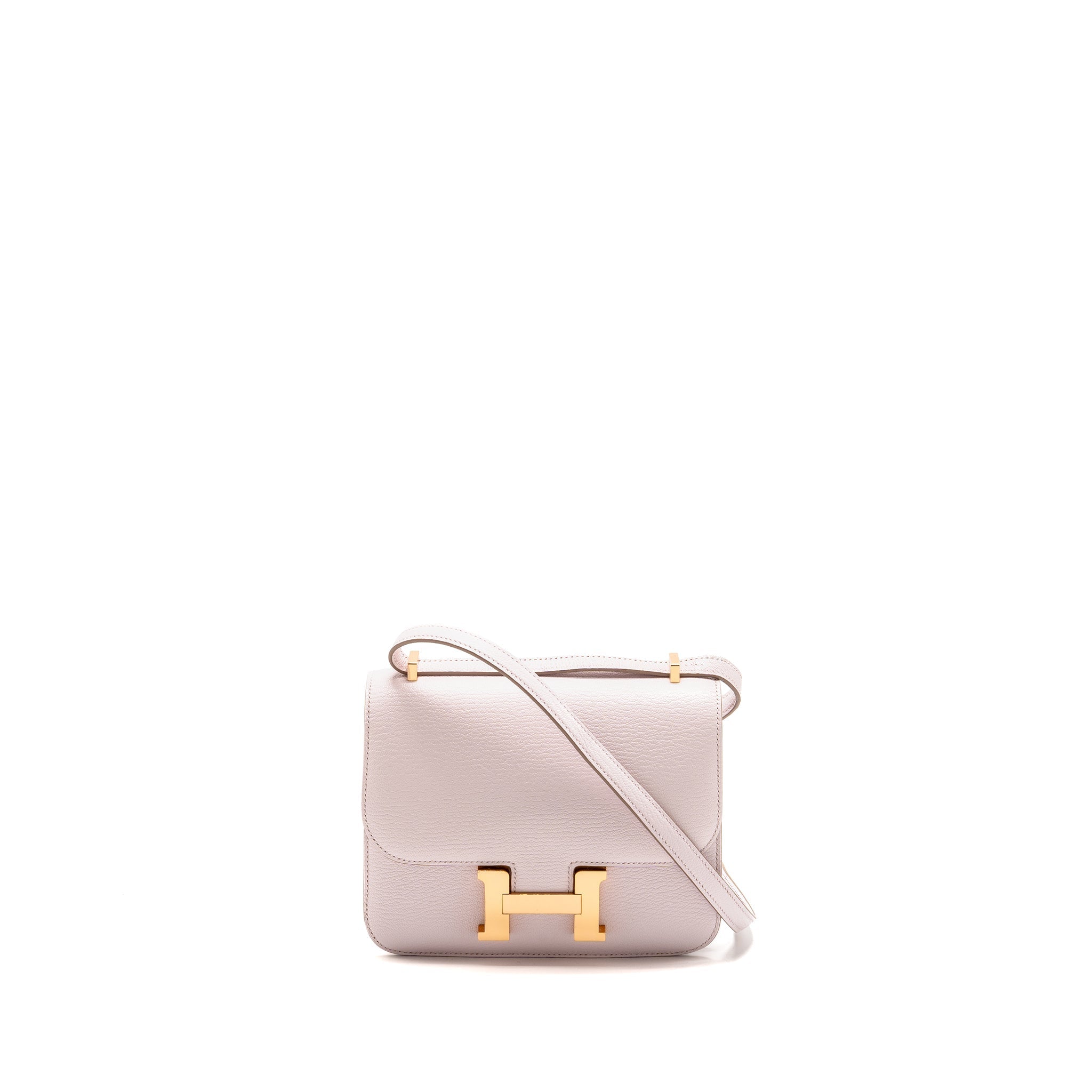 HERMES MINI CONSTANCE CHÈVRE MYSORE MAUVE PALE RGHW