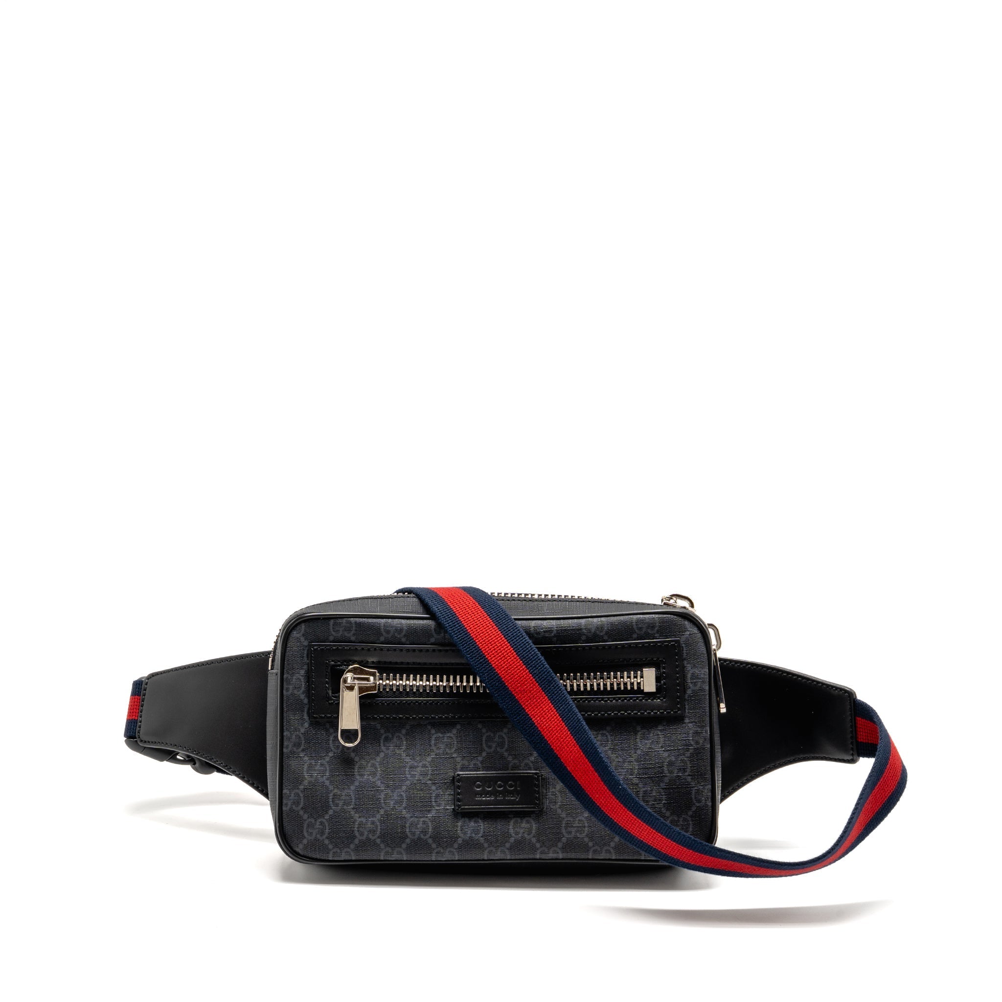 GUCCI BELT/WAIST BAG GG SUPREME CANVAS BLACK/MULTICOLOUR SHW