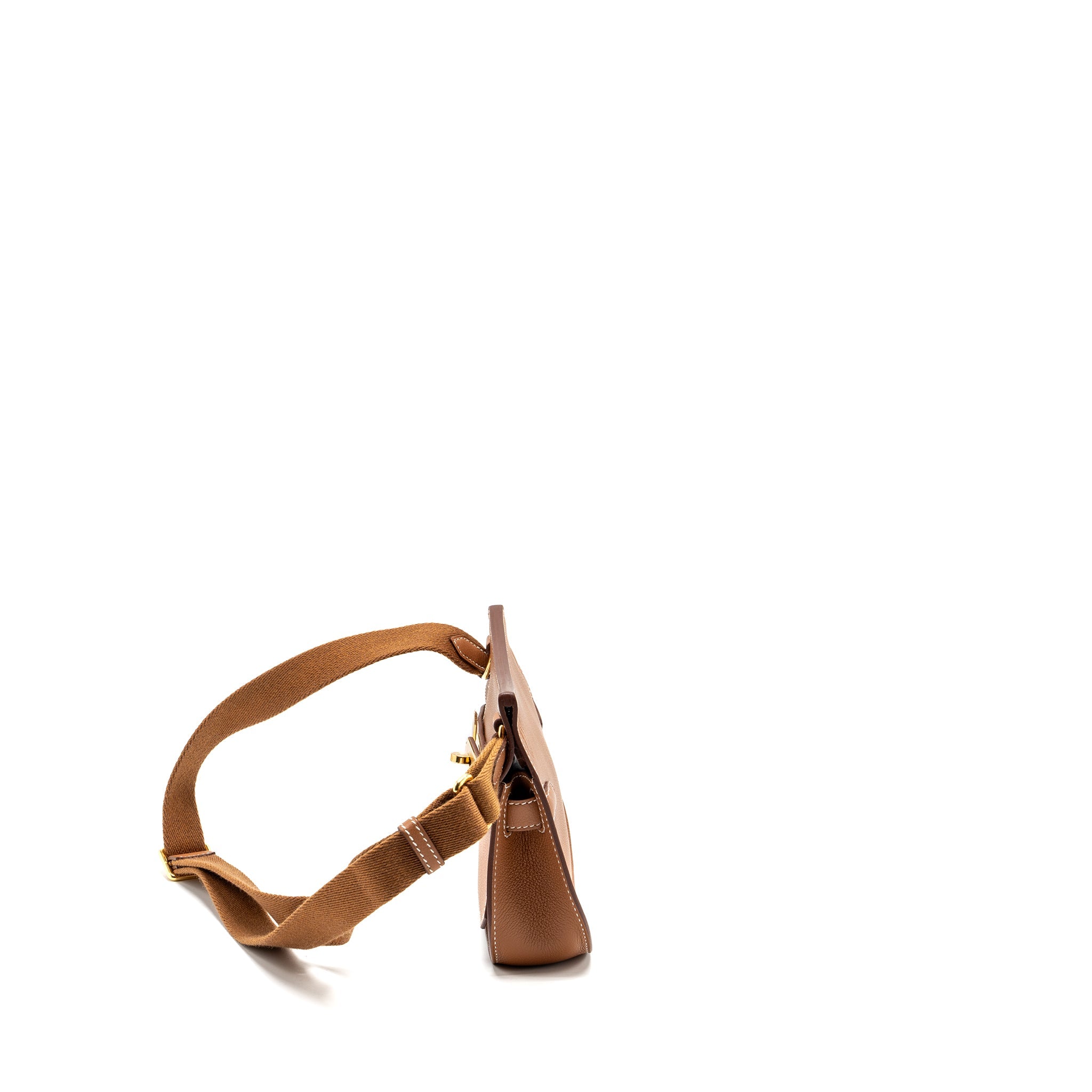 HERMES MINI JYPSIERE EVERCOLOR GOLD GHW