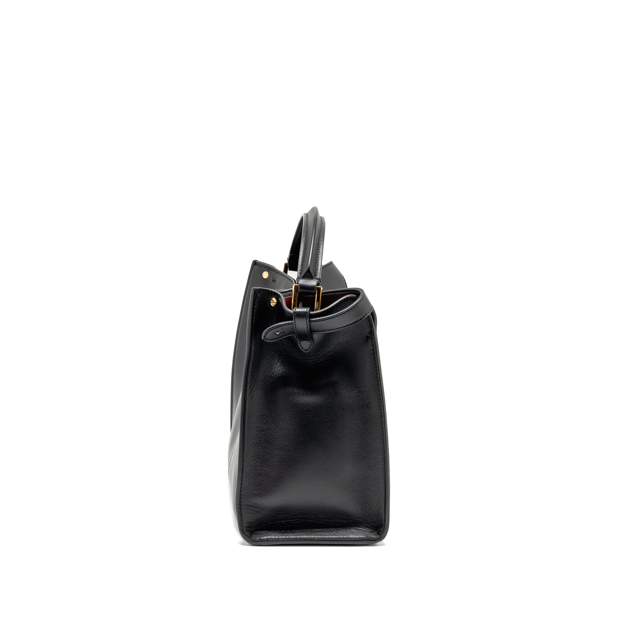 FENDI PEEKABOO X-LITE MEDIUM CALFSKIN BLACK GHW