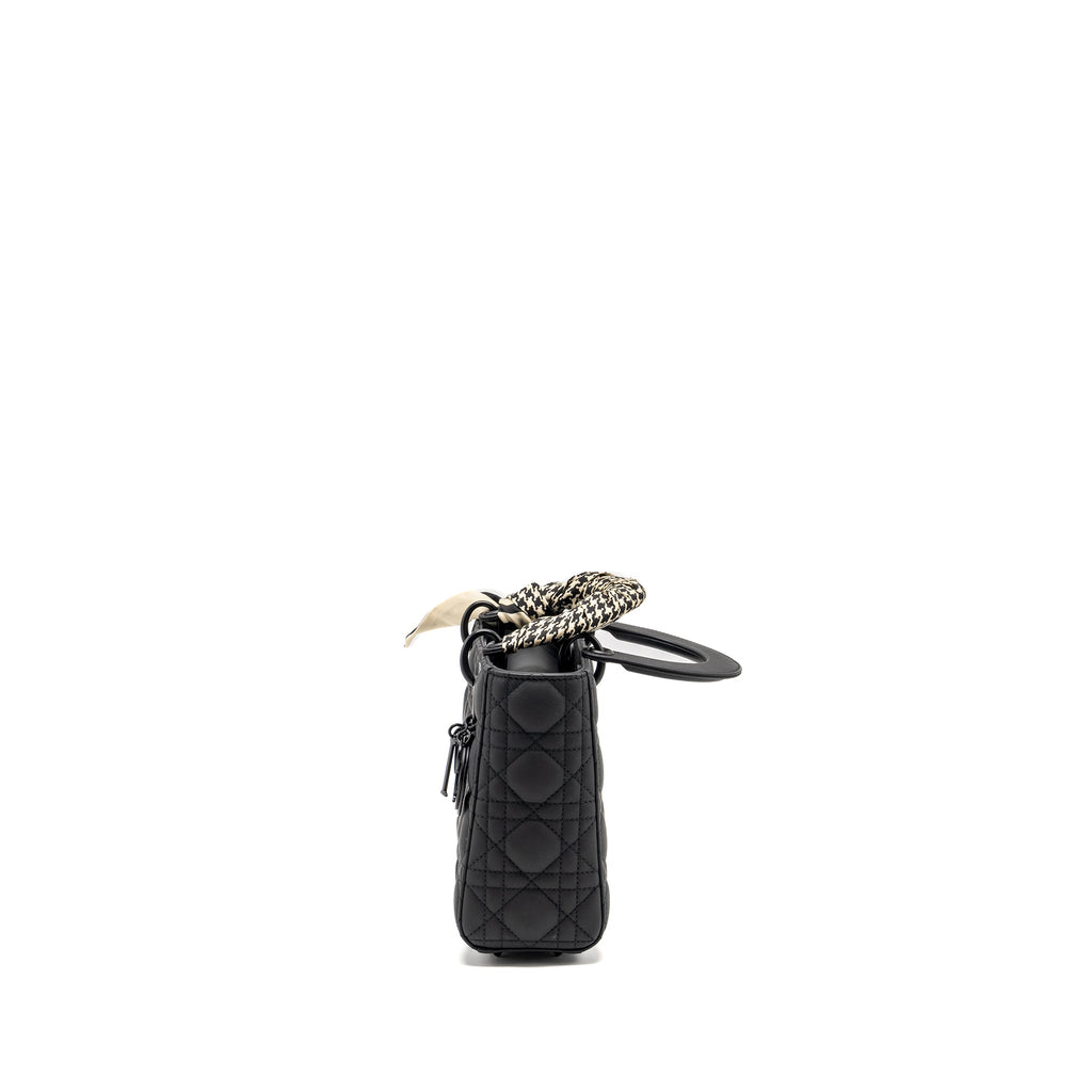 DIOR SMALL MY ABC LADY DIOR CANNAGE CALFSKIN SO BLACK