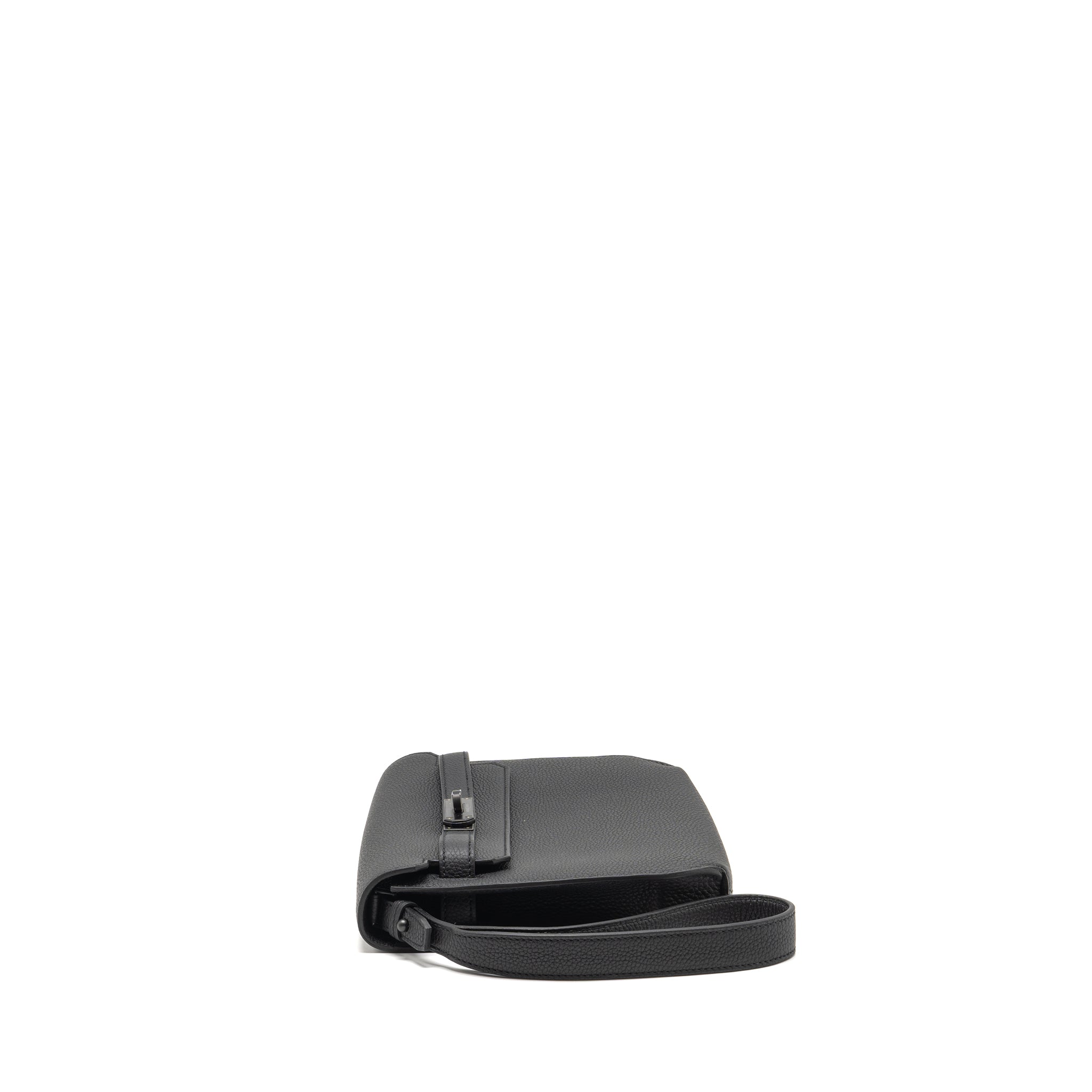 HERMES POCHETTE KELLY DEPECHES 25 TOGO SO BLACK