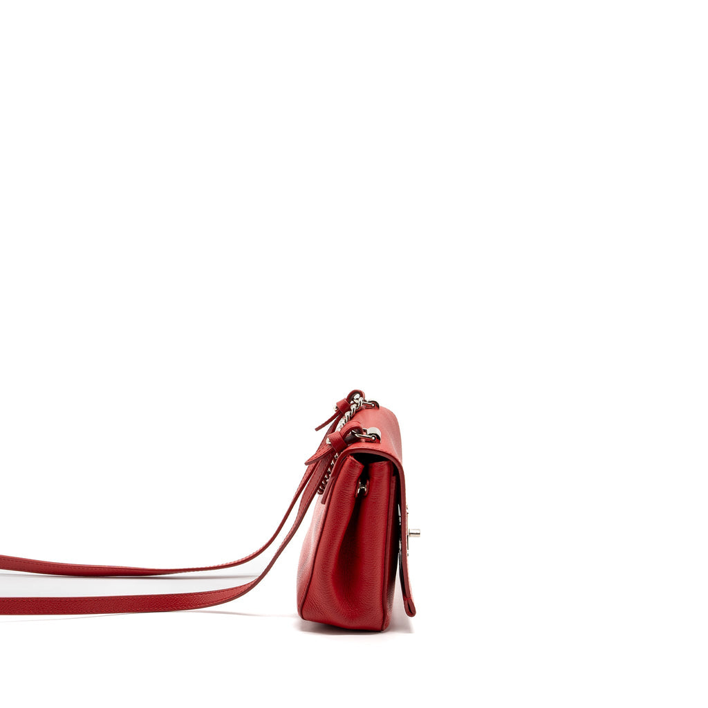 LOUIS VUITTON LOCKME II BB CALFSKIN RED SHW