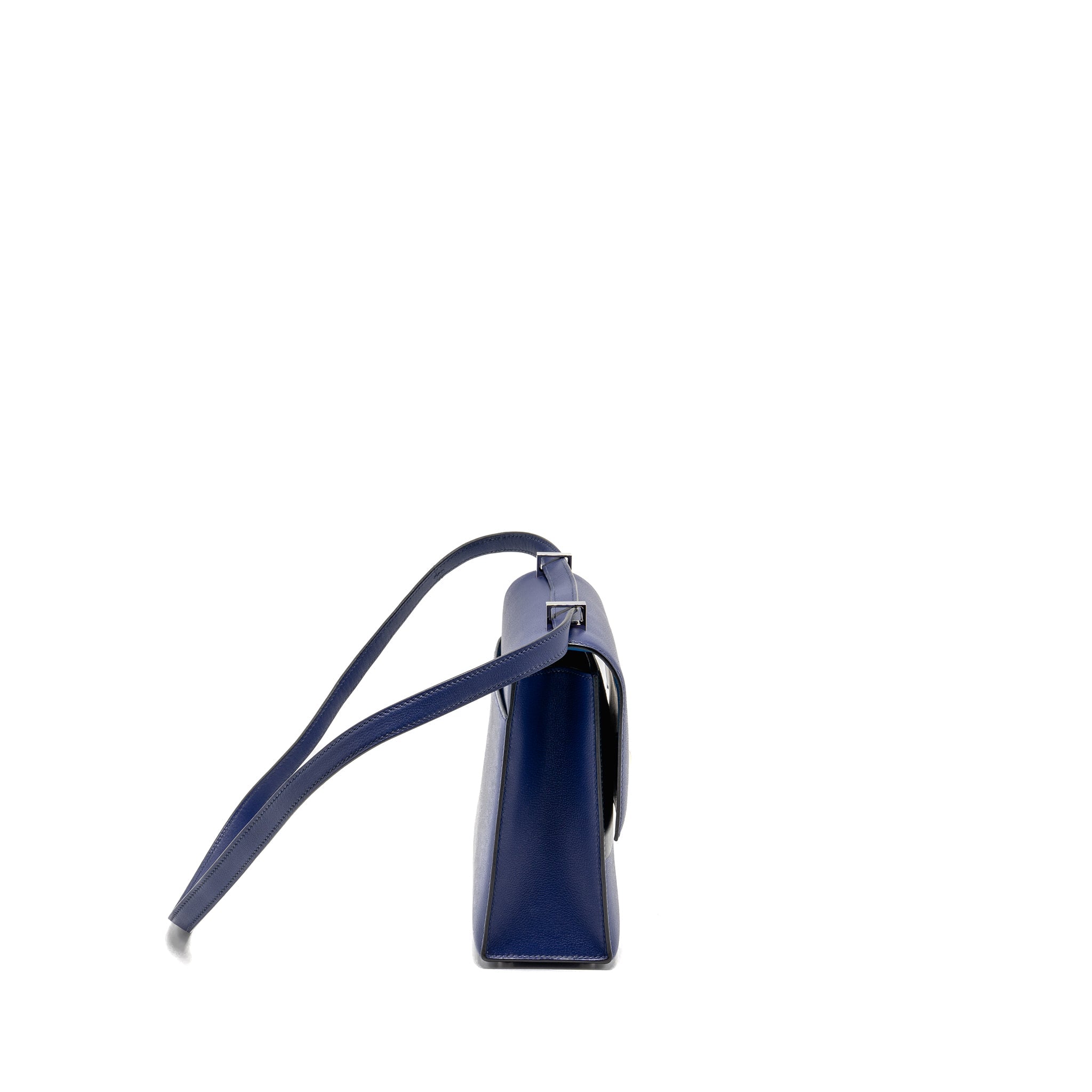 HERMES VERROU 23 ALLEGRETTO LEATHER BLEU ENCRE / MULTICOLOUR SHW