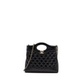 CHANEL 23A MINI 31 BAG CALFSKIN BLACK LGHW(MICROCHIP)