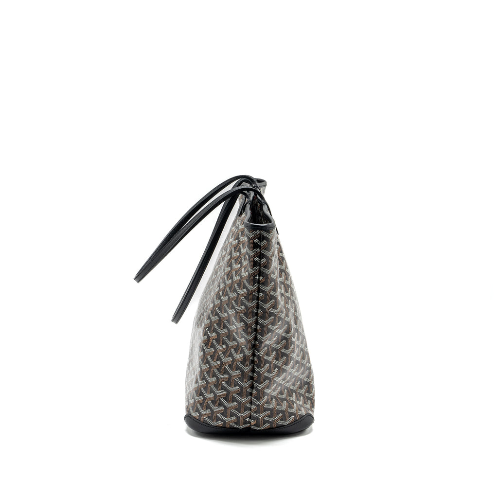 GOYARD ARTOIS MM TOTE GOYARDLINE CANVAS / CALFSKIN BLACK SHW
