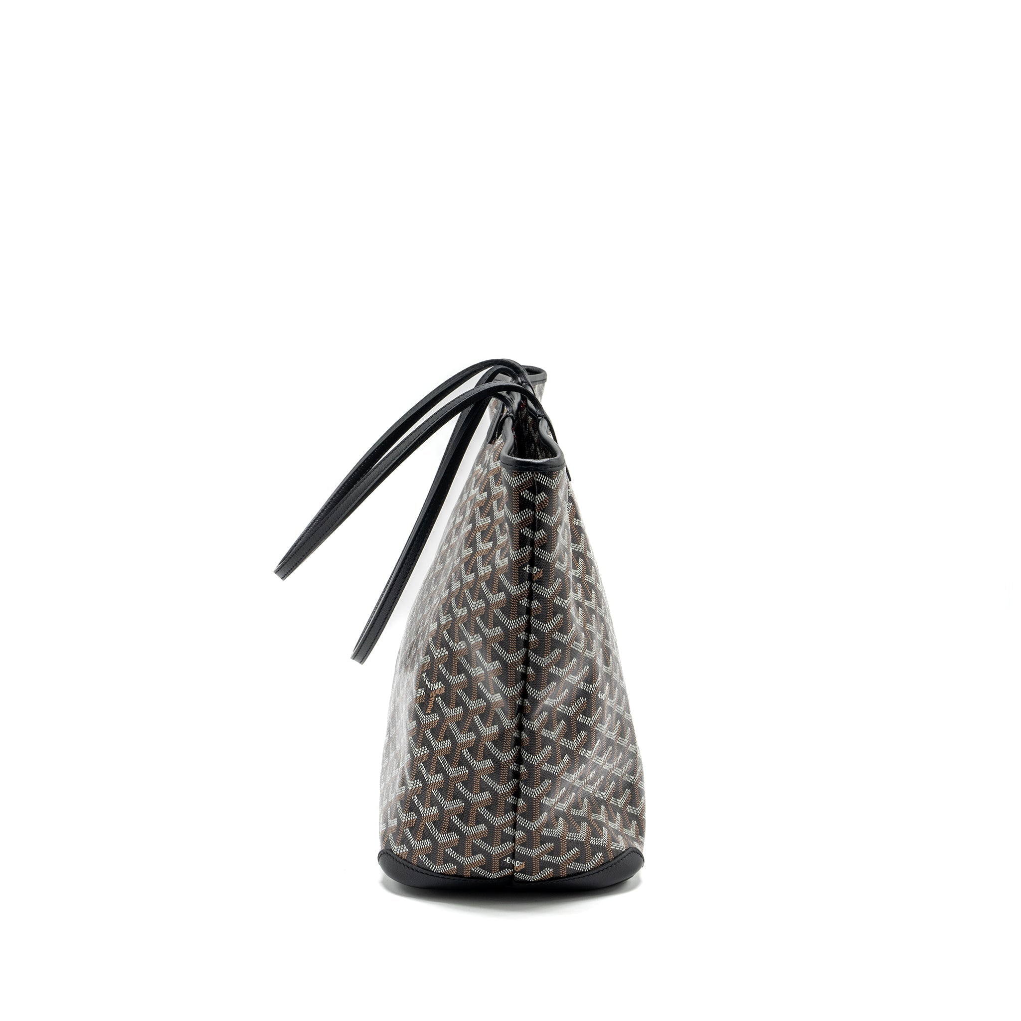 GOYARD ARTOIS MM TOTE GOYARDLINE CANVAS / CALFSKIN BLACK SHW