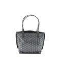 GOYARD MINI ANJOU TOTE BAG CANVAS / CALFSKIN GREY SHW