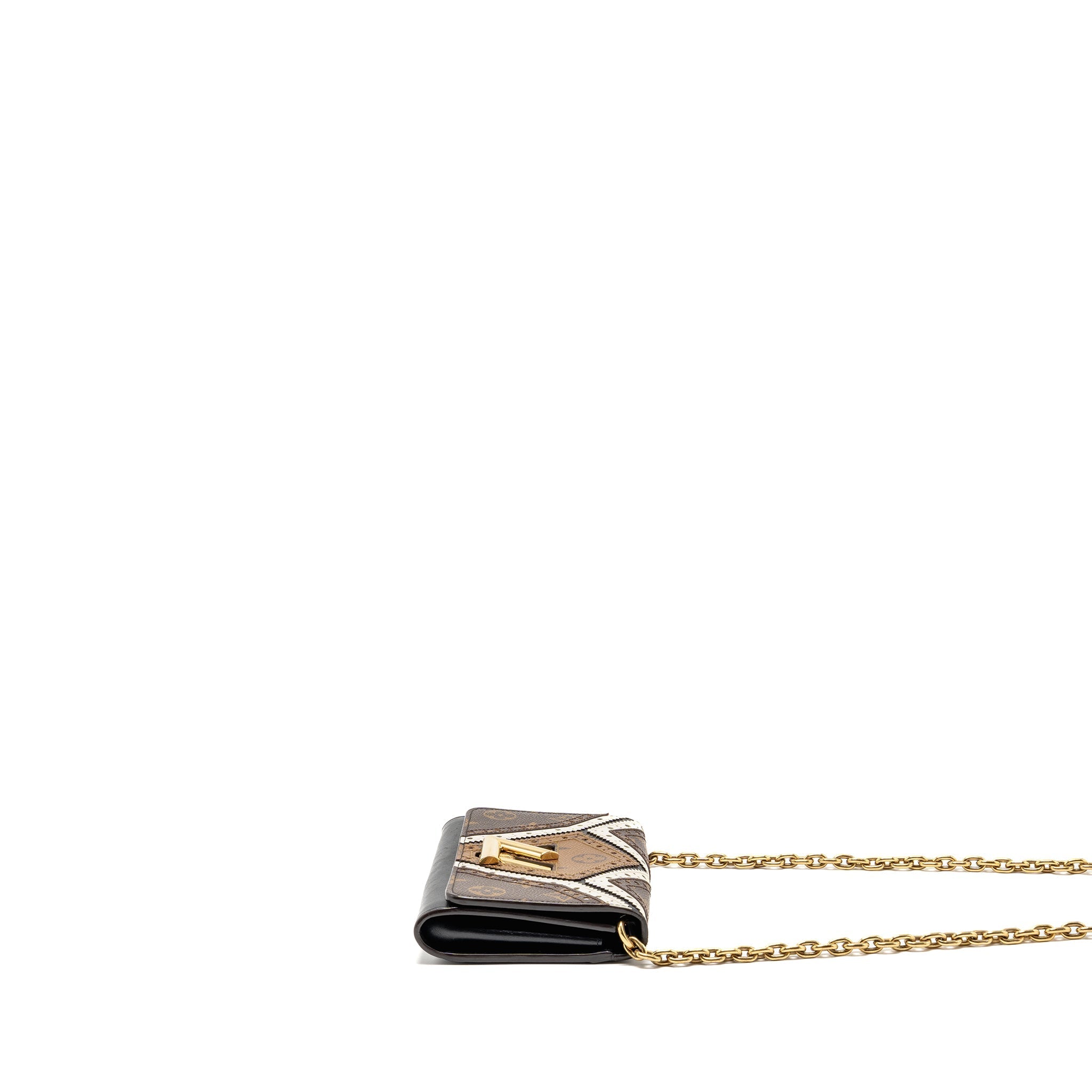 LOUIS VUITTON TWIST WALLET ON CHAIN MONOGRAM CANVAS / LEATHER MULTICOLOUR GHW