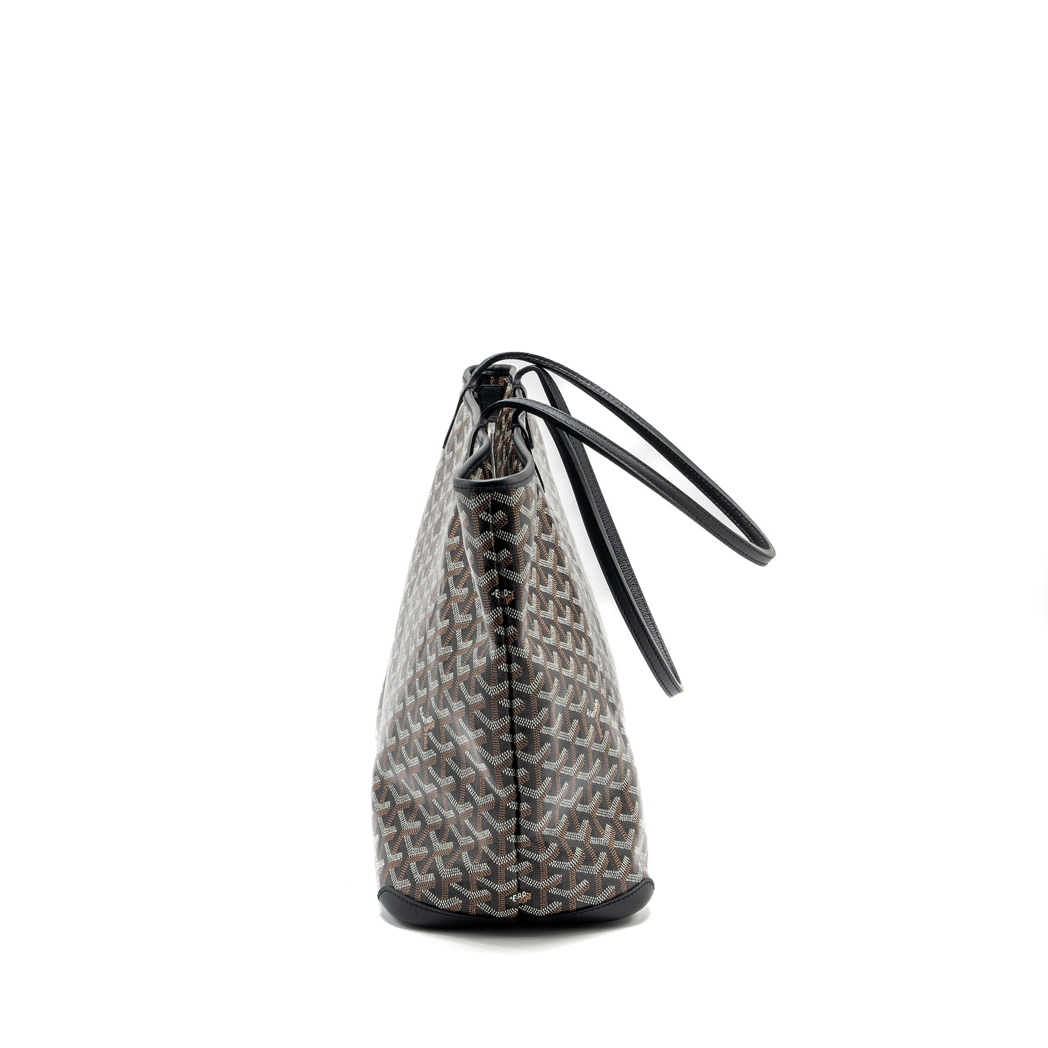 GOYARD ARTOIS MM TOTE GOYARDLINE CANVAS / CALFSKIN BLACK SHW