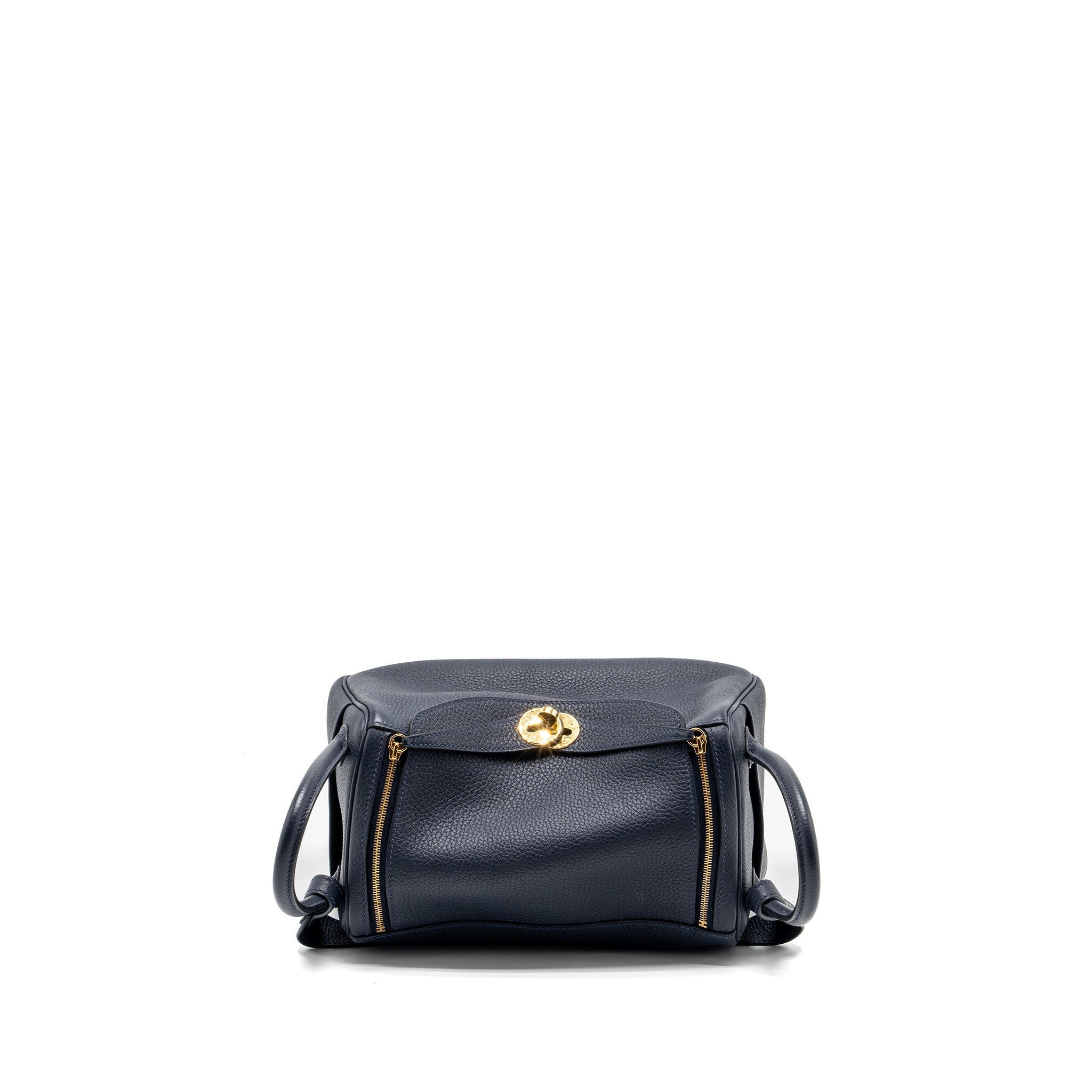 HERMES LINDY 26 CLEMENCE BLUE NUIT GHW