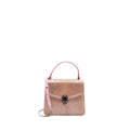 BVLGARI SERPENTI FOREVER TOP HANDLE IN ROSA DI FRANCIA CRYSTAL GALUCHAT SHW