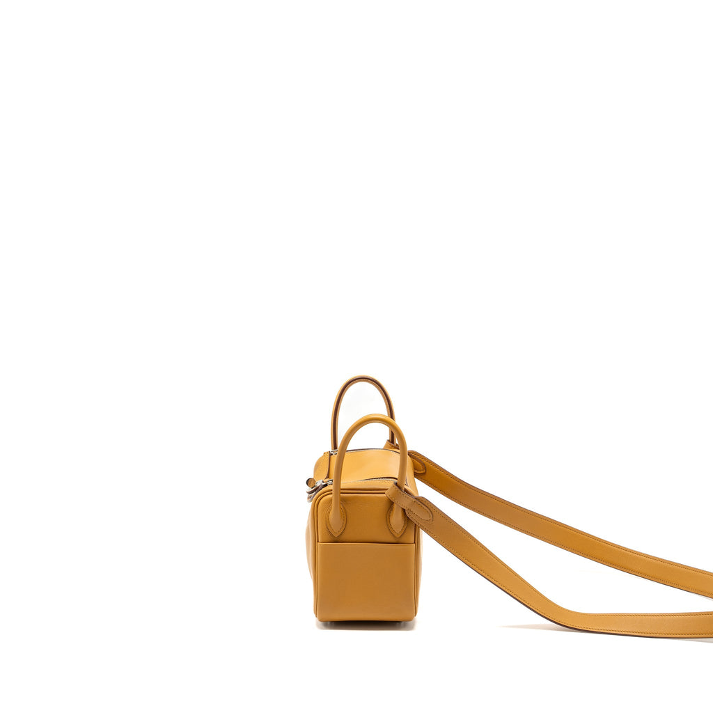 HERMES MINI LINDY SWIFT SESAME/ LIME SHW