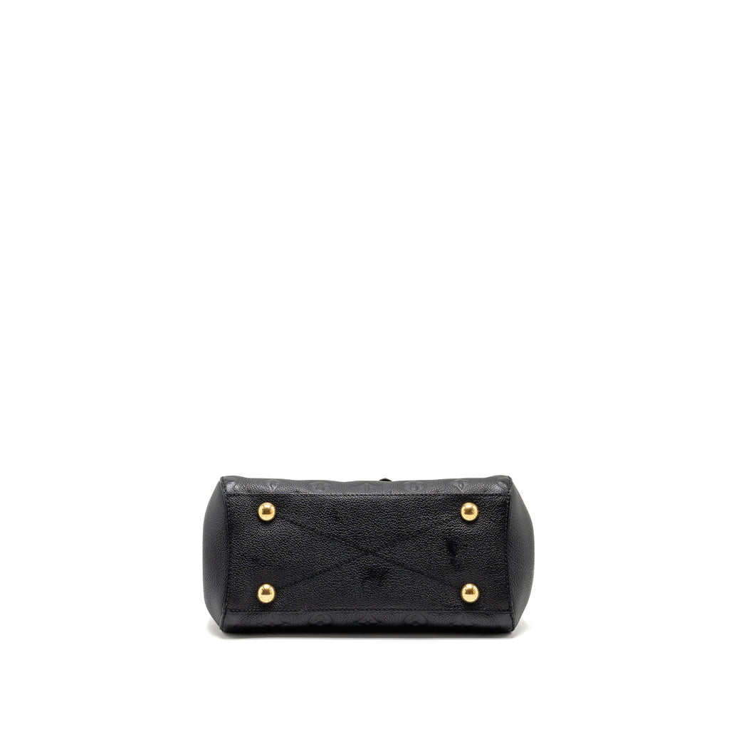 LOUIS VUITTON MONTAIGNE BB MONOGRAM EMPREINTE BLACK GHW