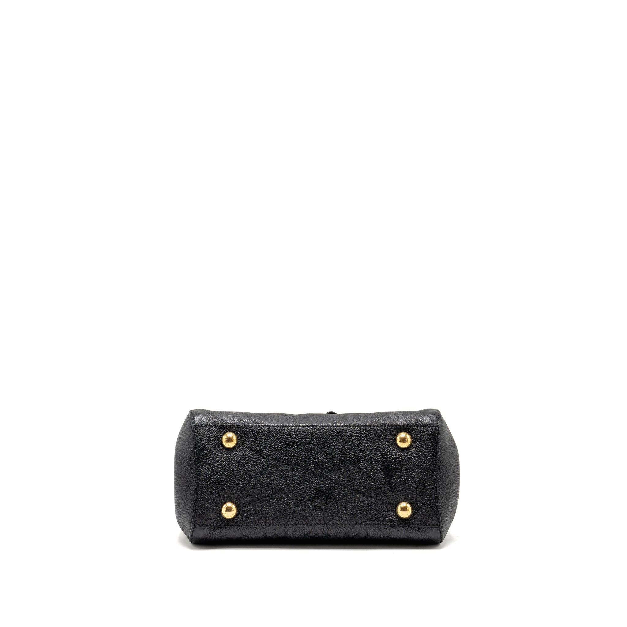 LOUIS VUITTON MONTAIGNE BB MONOGRAM EMPREINTE BLACK GHW